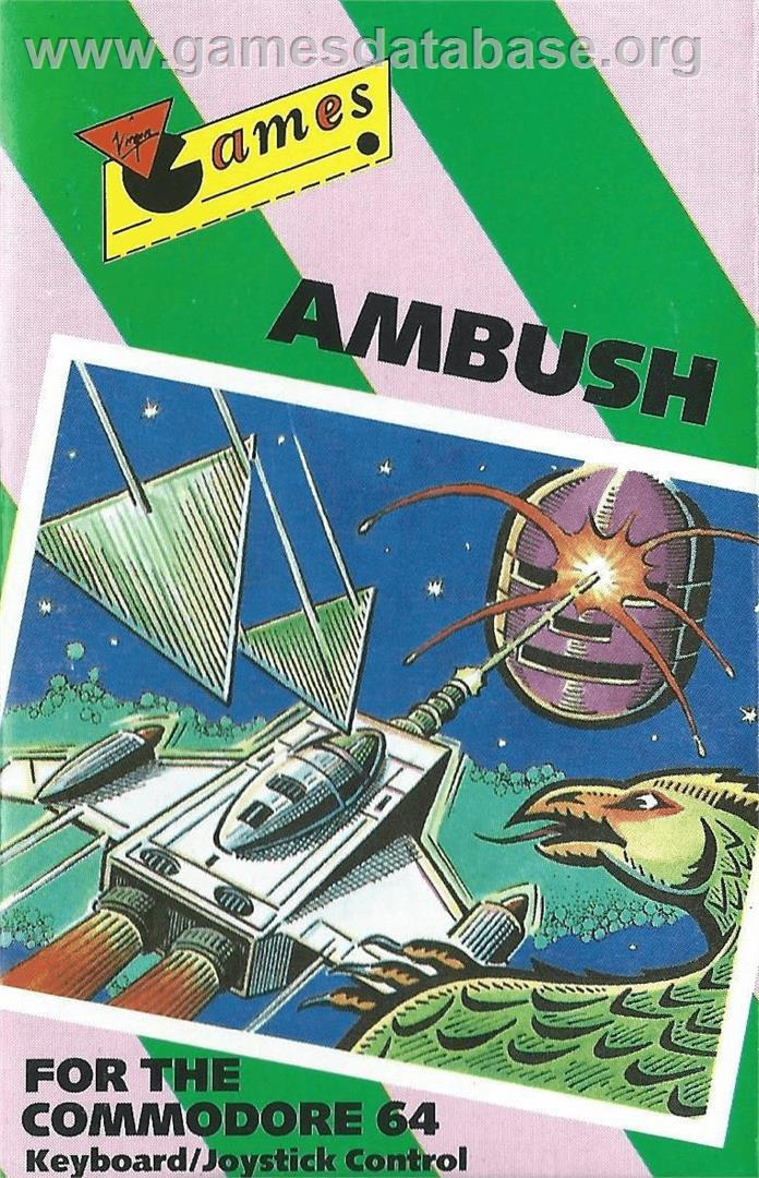 Ambush (Virgin) - Commodore 64 - Artwork - Box