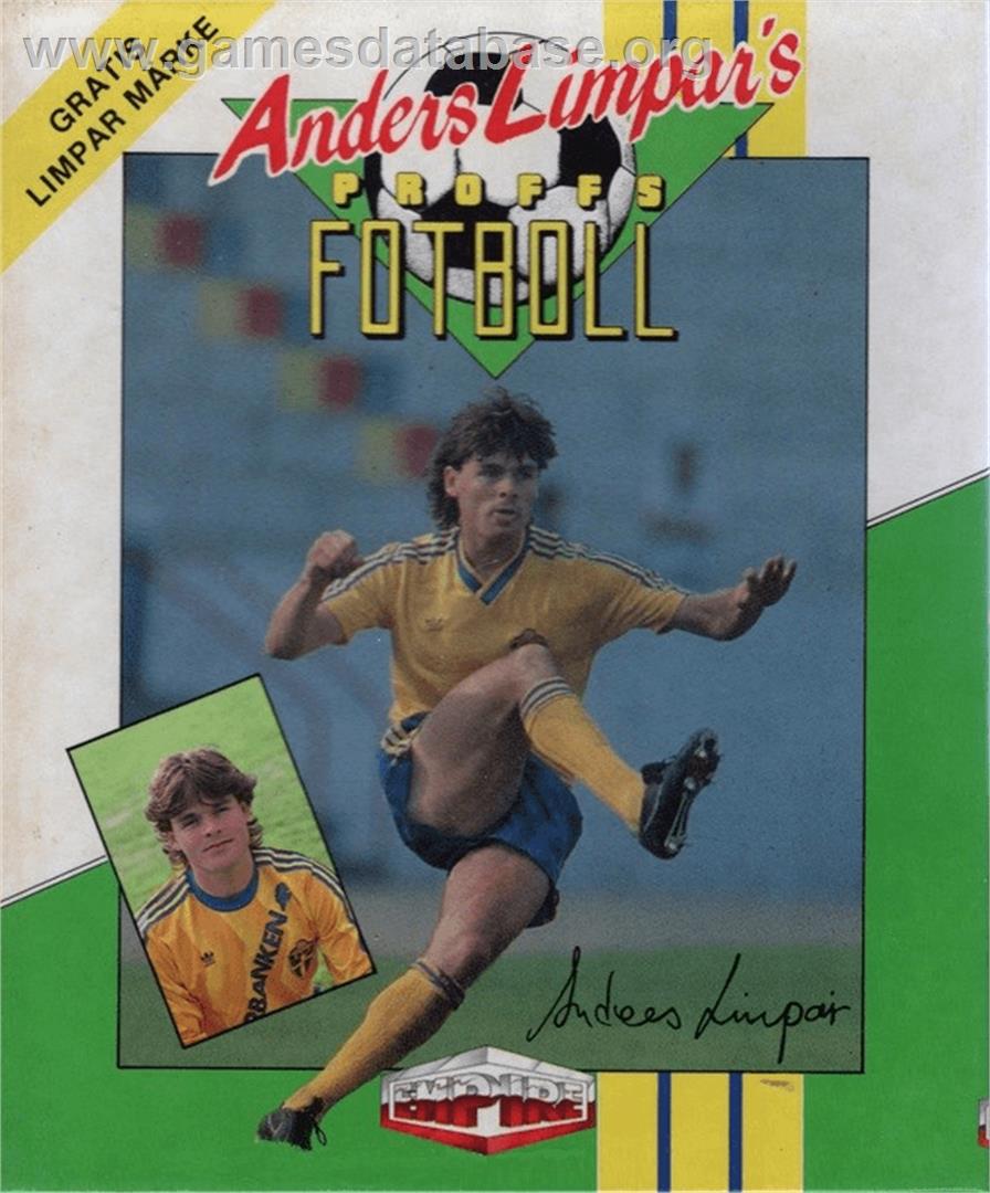 Anders Limpar's Proffs Fotboll - Commodore 64 - Artwork - Box