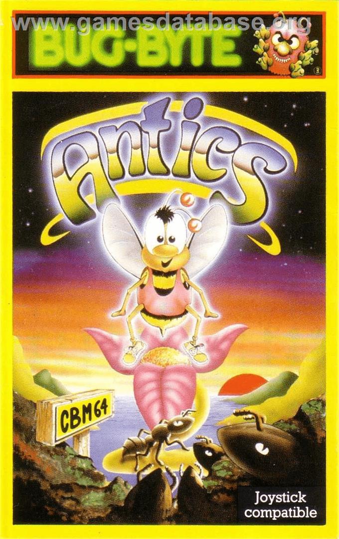 Antics (Bug-Byte) - Commodore 64 - Artwork - Box