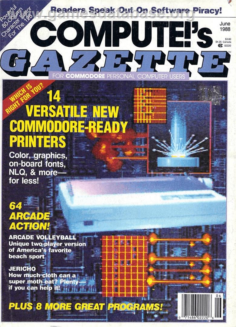 Arcade Volleyball - Commodore 64 - Artwork - Box
