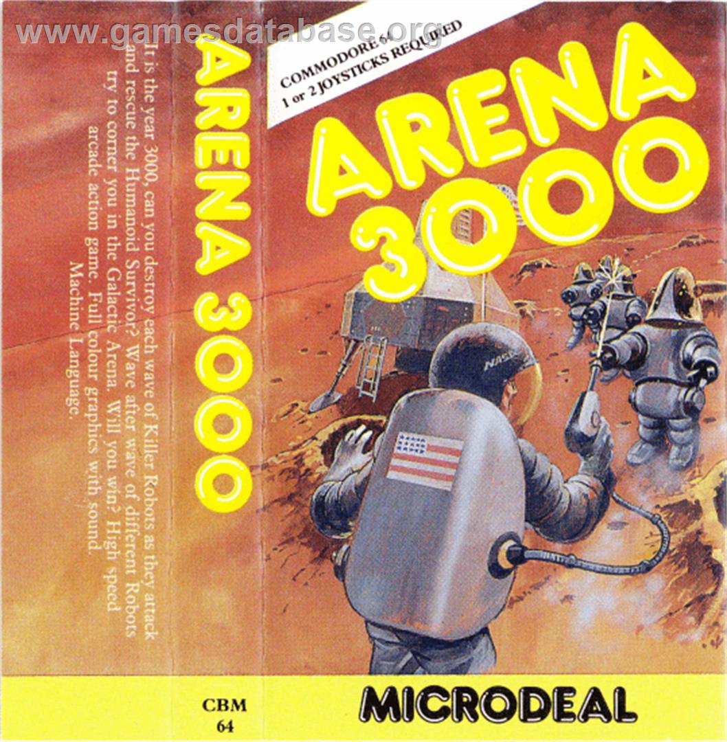 Arena 3000 - Commodore 64 - Artwork - Box