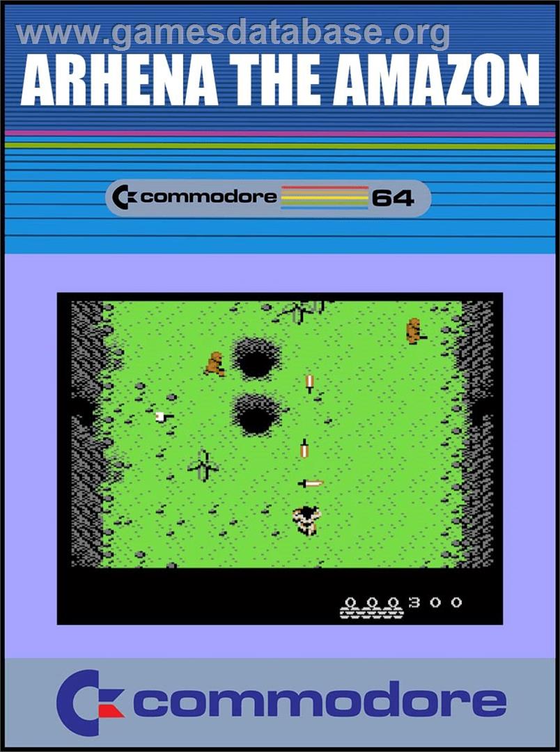 Arhena The Amazon - Commodore 64 - Artwork - Box