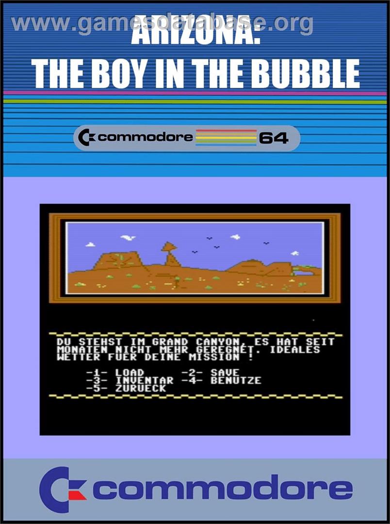 Arizona - The Boy In The Bubble - Commodore 64 - Artwork - Box
