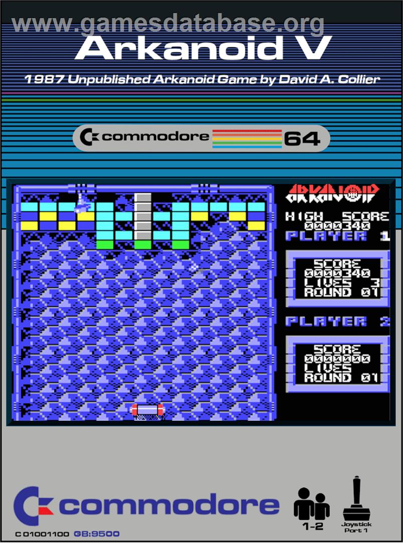 Arkanoid - Commodore 64 - Artwork - Box