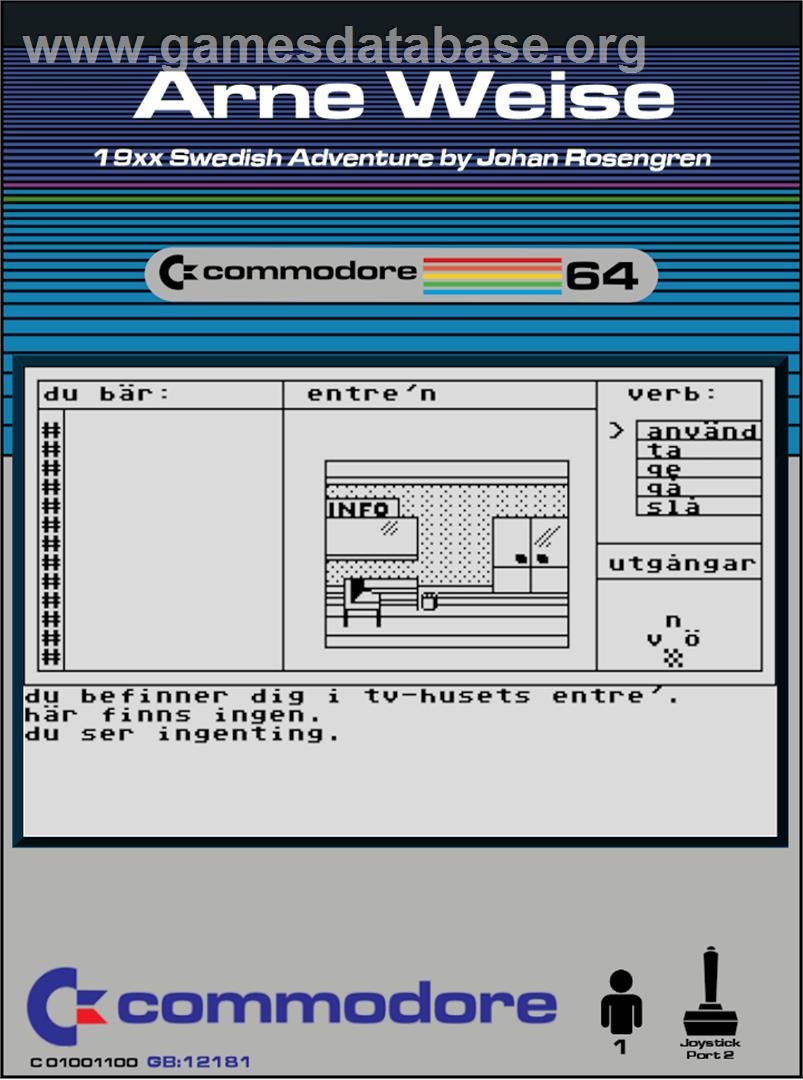 Arne Weise - Commodore 64 - Artwork - Box
