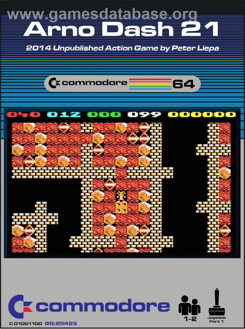 Arno Dash 21 - Commodore 64 - Artwork - Box