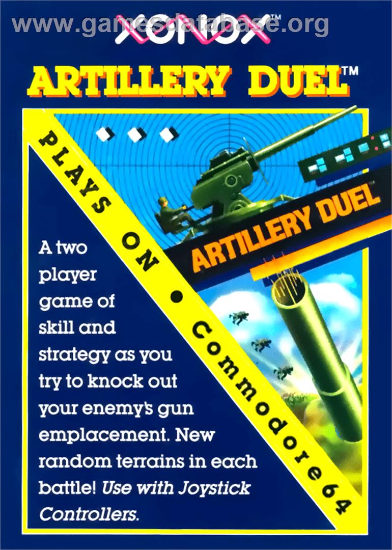 Artillery Duel - Commodore 64 - Artwork - Box