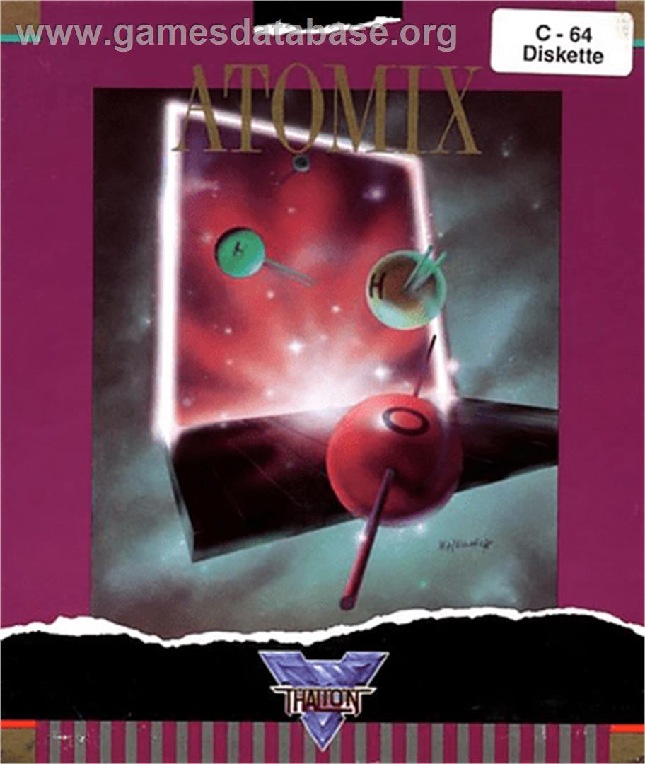 Atomix - Commodore 64 - Artwork - Box