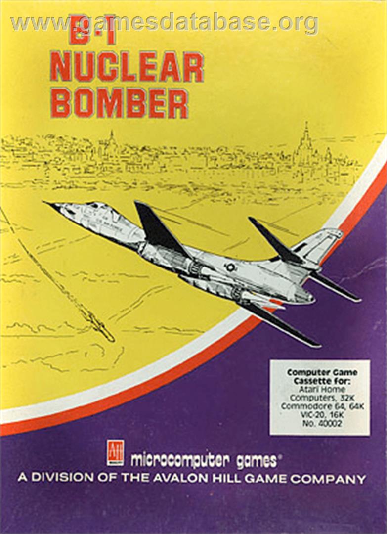 B-1 Nuclear Bomber - Commodore 64 - Artwork - Box