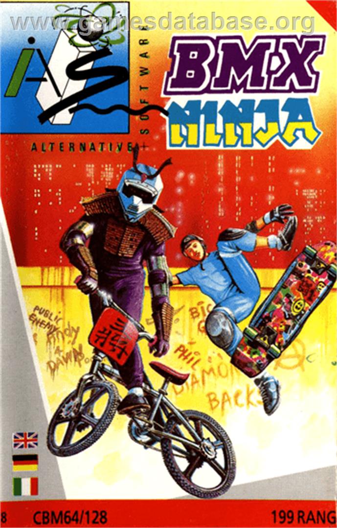 BMX Ninja - Commodore 64 - Artwork - Box