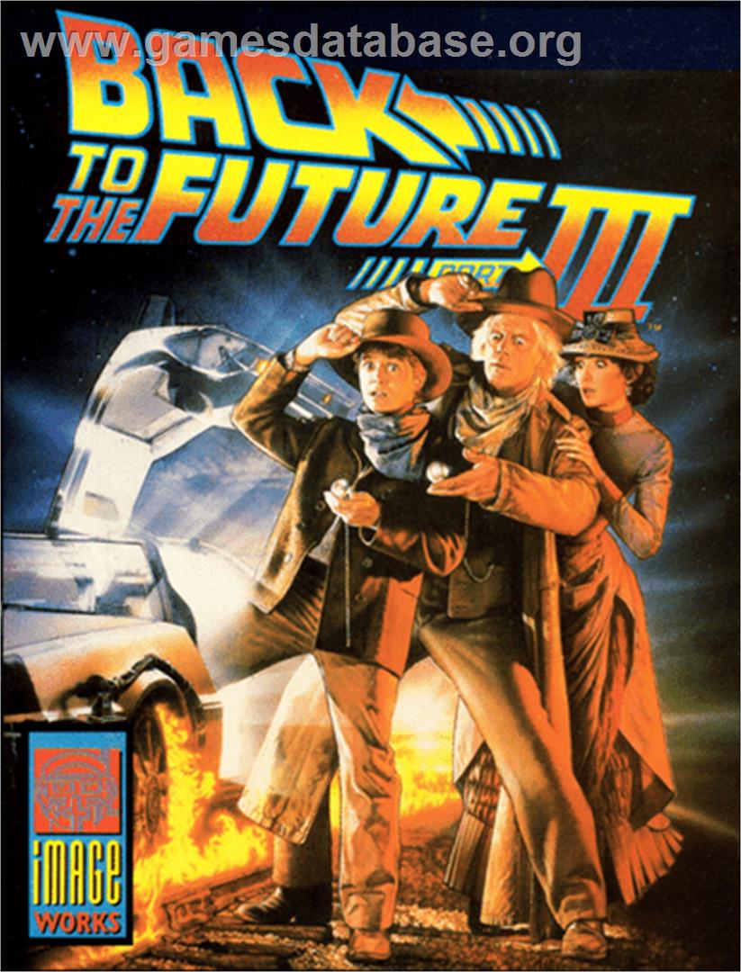 Back to the Future Part III - Commodore 64 - Artwork - Box
