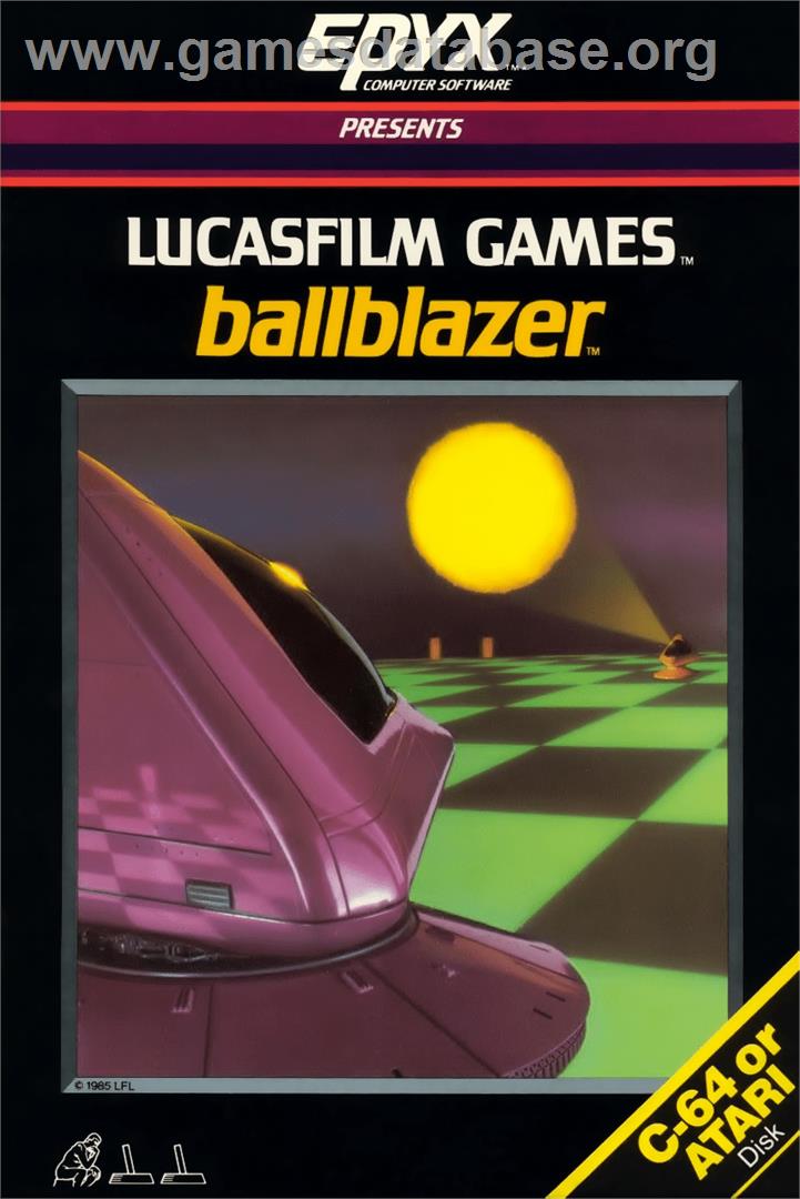 Ballblazer - Commodore 64 - Artwork - Box
