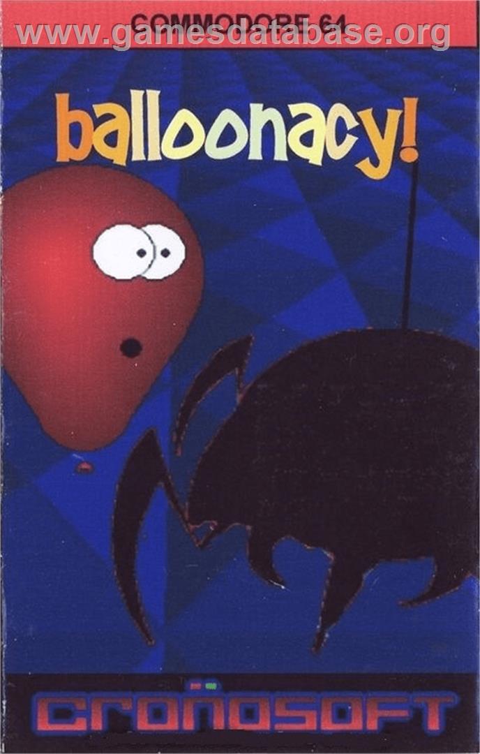 Balloonacy - Commodore 64 - Artwork - Box