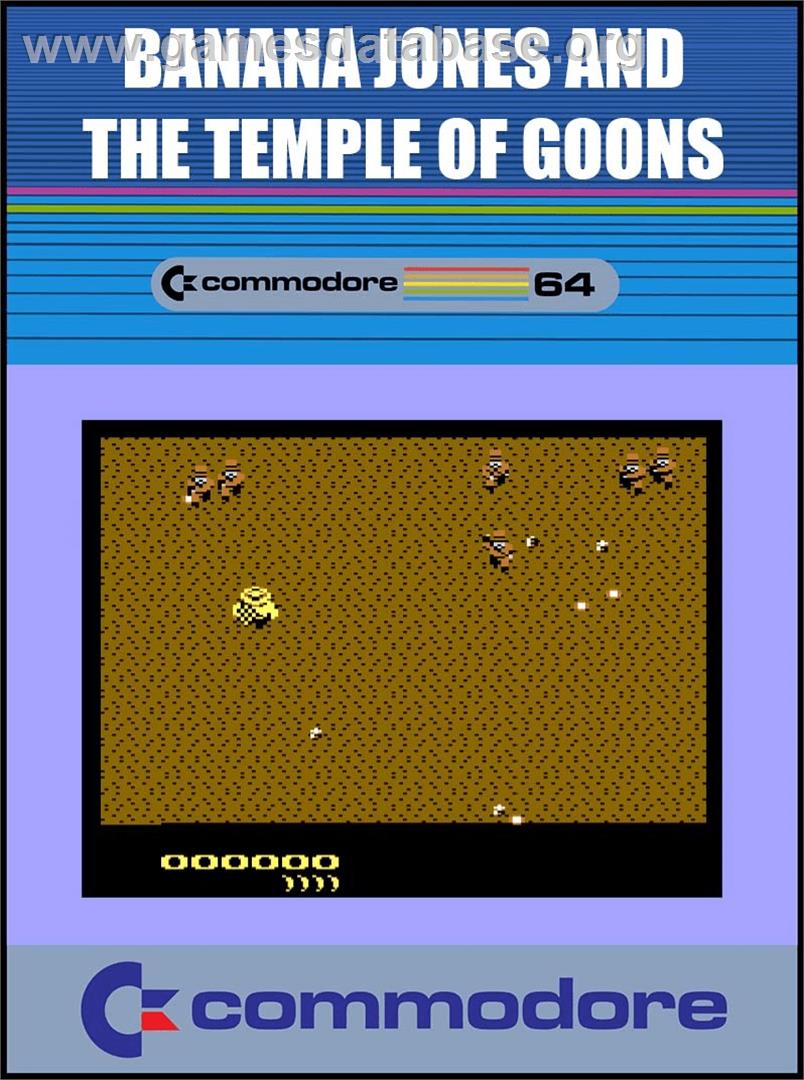 Banana Jones and the Temple of Goons - Commodore 64 - Artwork - Box
