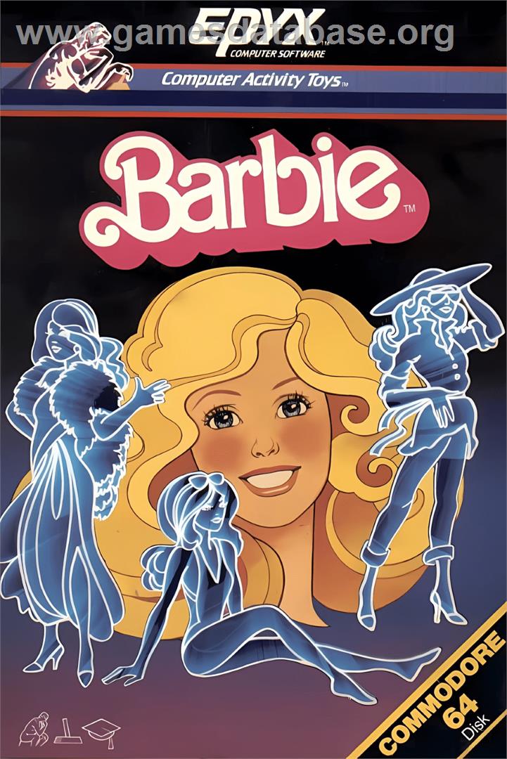 Barbie - Commodore 64 - Artwork - Box