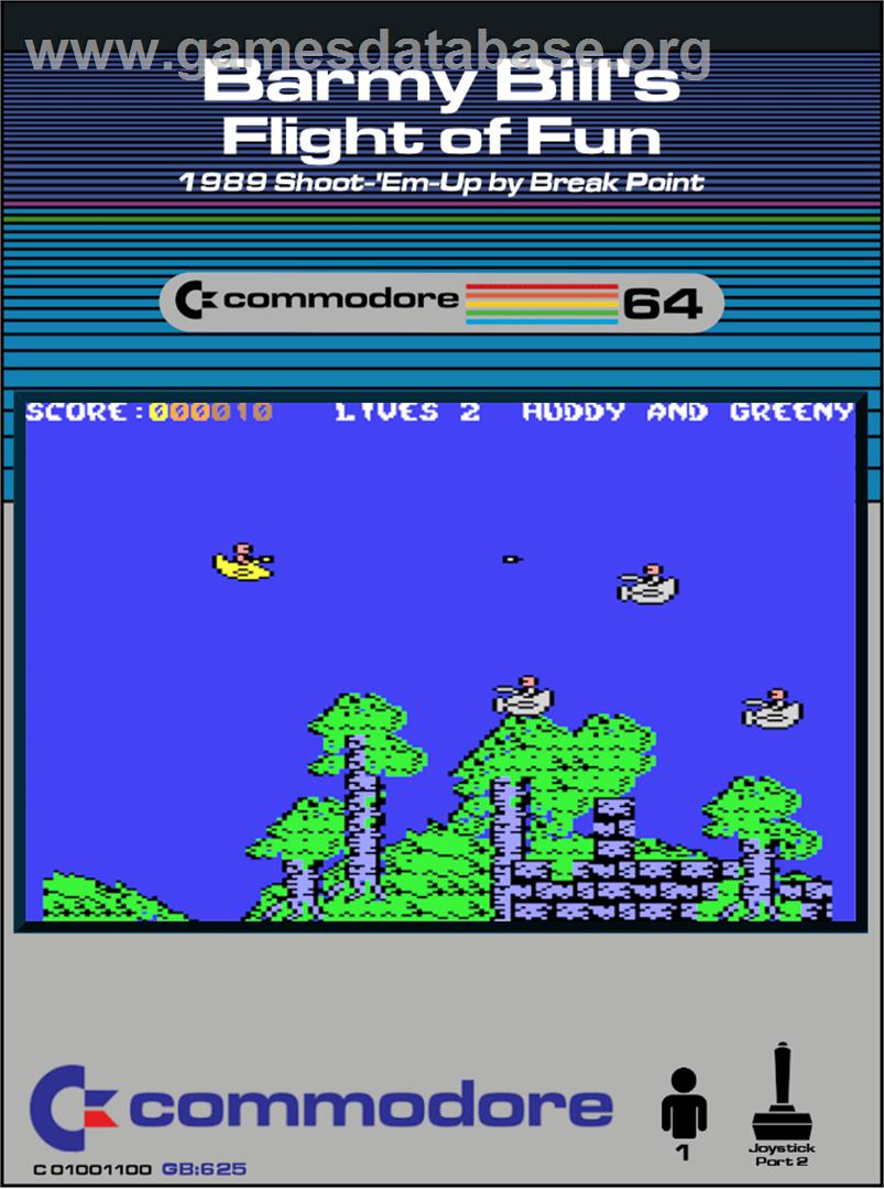 Barmy Bill's Flight Of Fun - Commodore 64 - Artwork - Box
