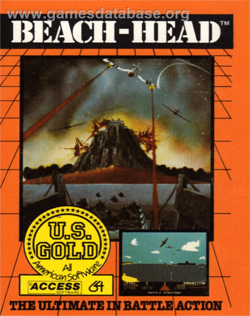 Beach Head - Commodore 64 - Artwork - Box