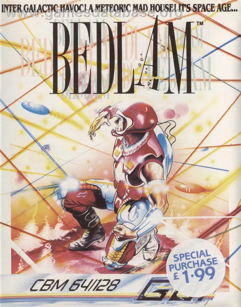 Bedlam - Commodore 64 - Artwork - Box