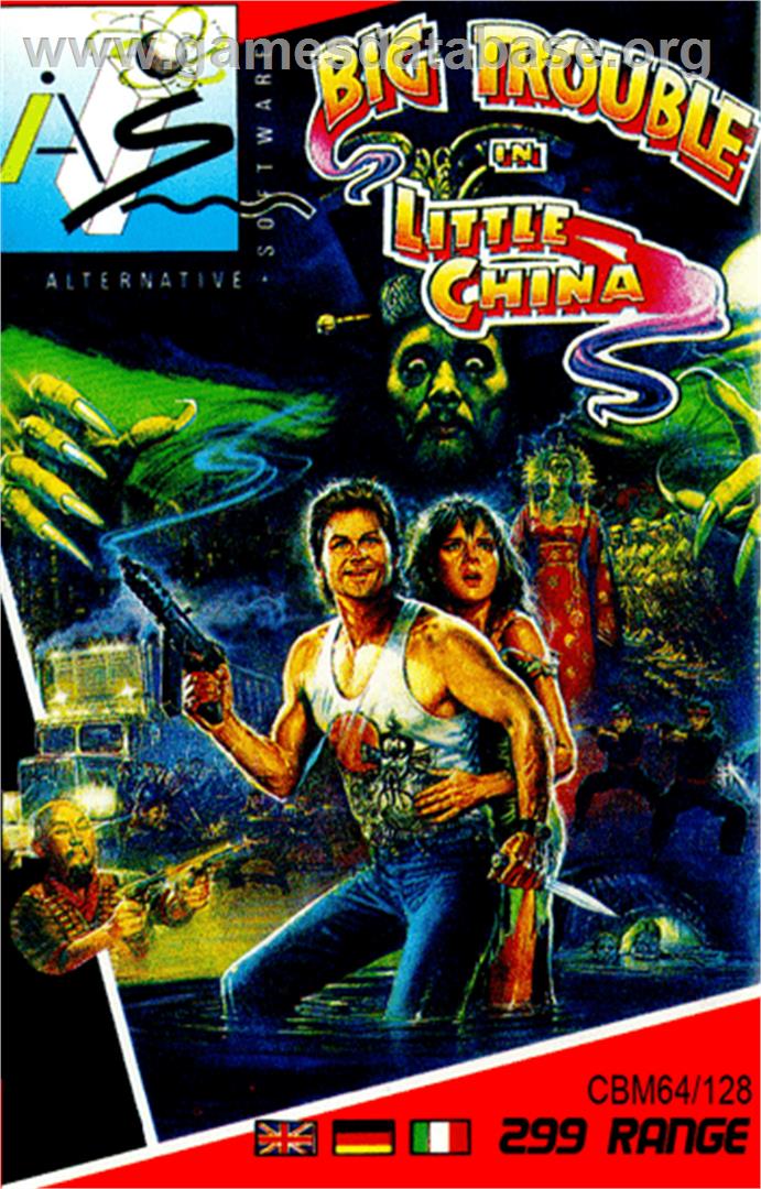 Big Trouble in Little China - Commodore 64 - Artwork - Box