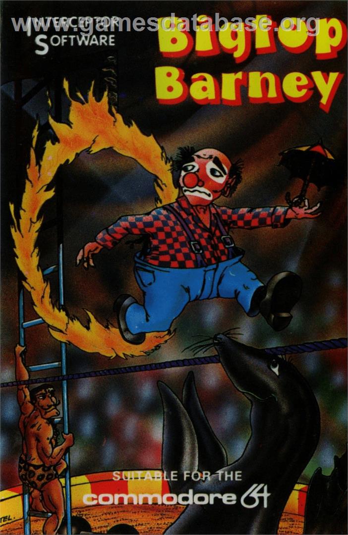 Bigtop Barney - Commodore 64 - Artwork - Box