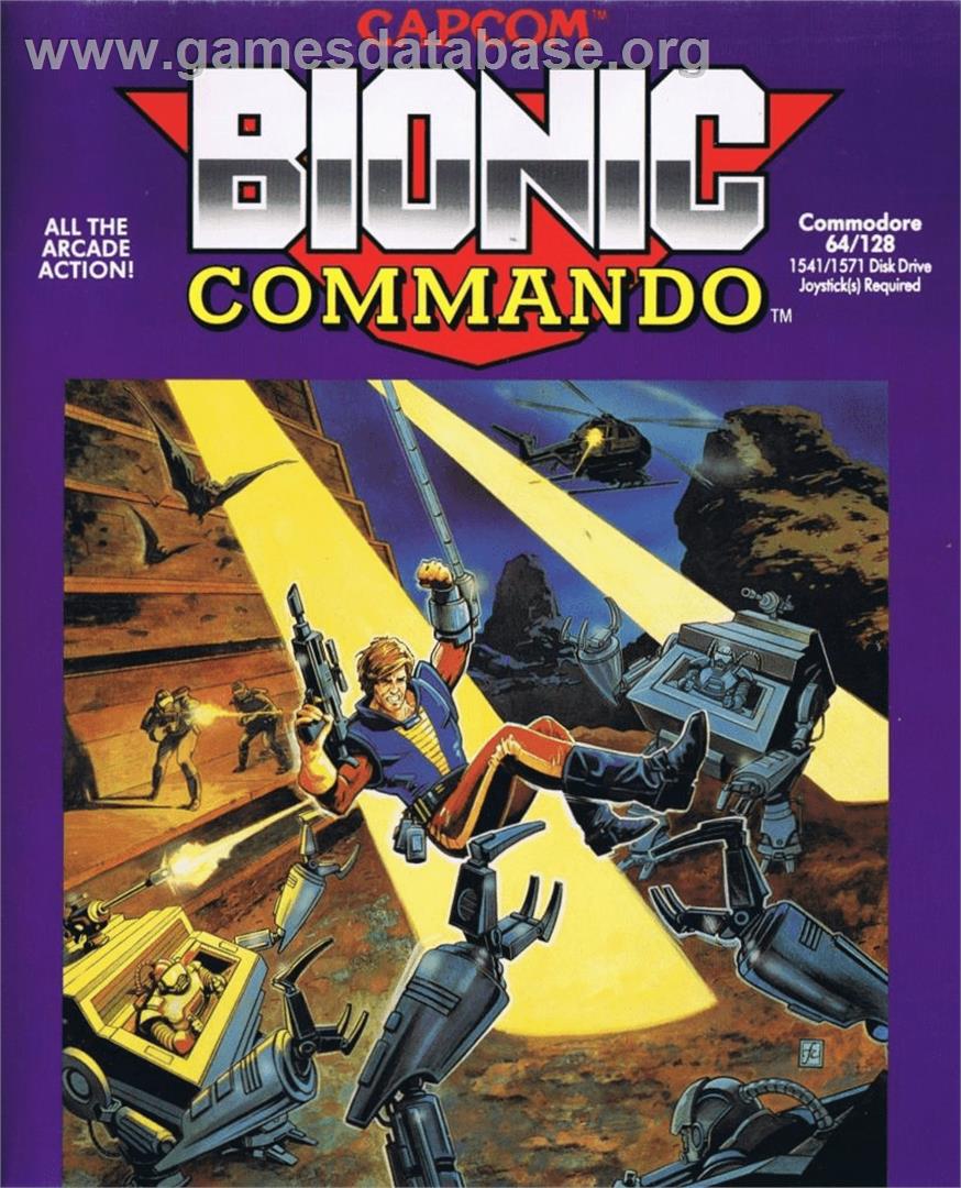 Bionic Commando - Commodore 64 - Artwork - Box
