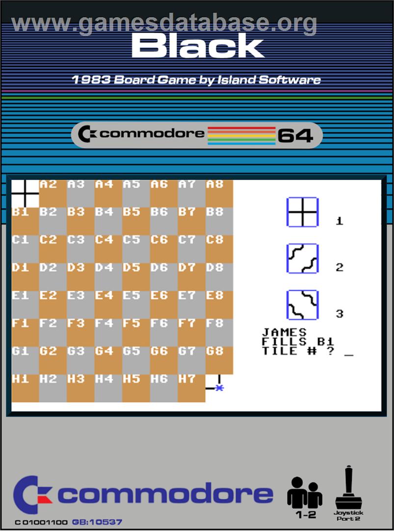 Black - Commodore 64 - Artwork - Box
