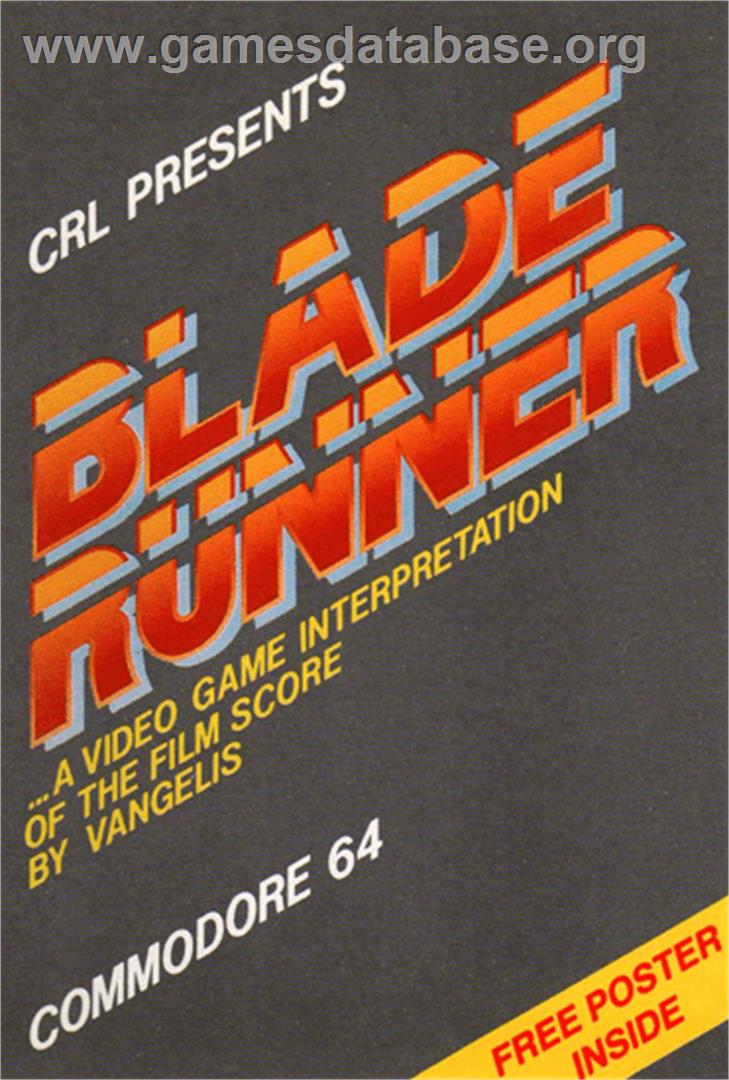 Blade Runner - Commodore 64 - Artwork - Box