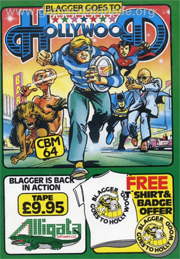 Blagger Goes to Hollywood - Commodore 64 - Artwork - Box