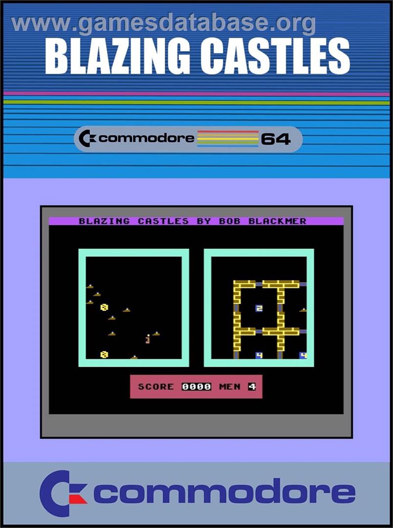 Blazing Castles - Commodore 64 - Artwork - Box