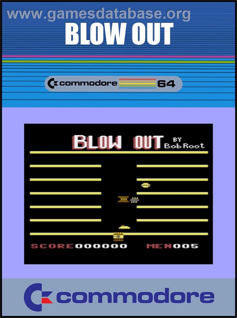 Blow Out - Commodore 64 - Artwork - Box