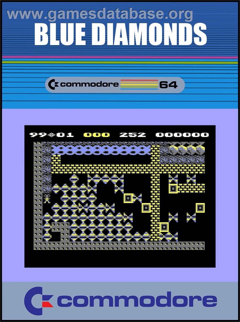Blue Diamonds - Commodore 64 - Artwork - Box