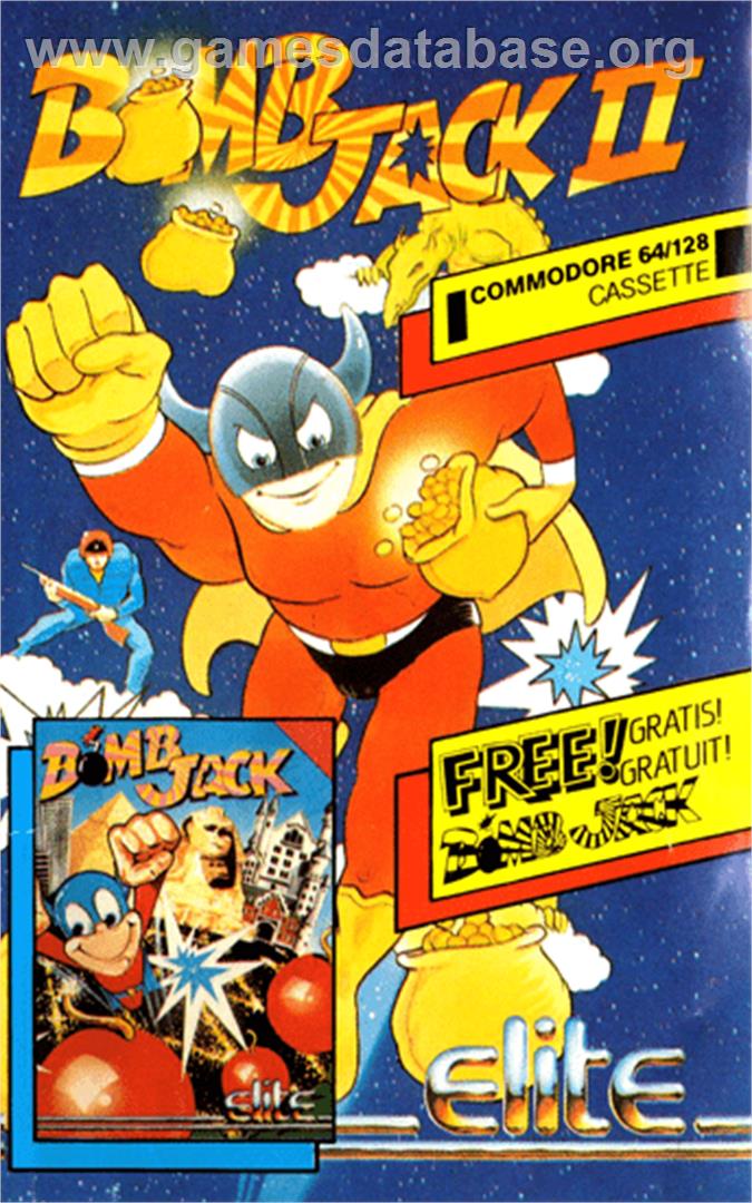 Bomb Jack II - Commodore 64 - Artwork - Box
