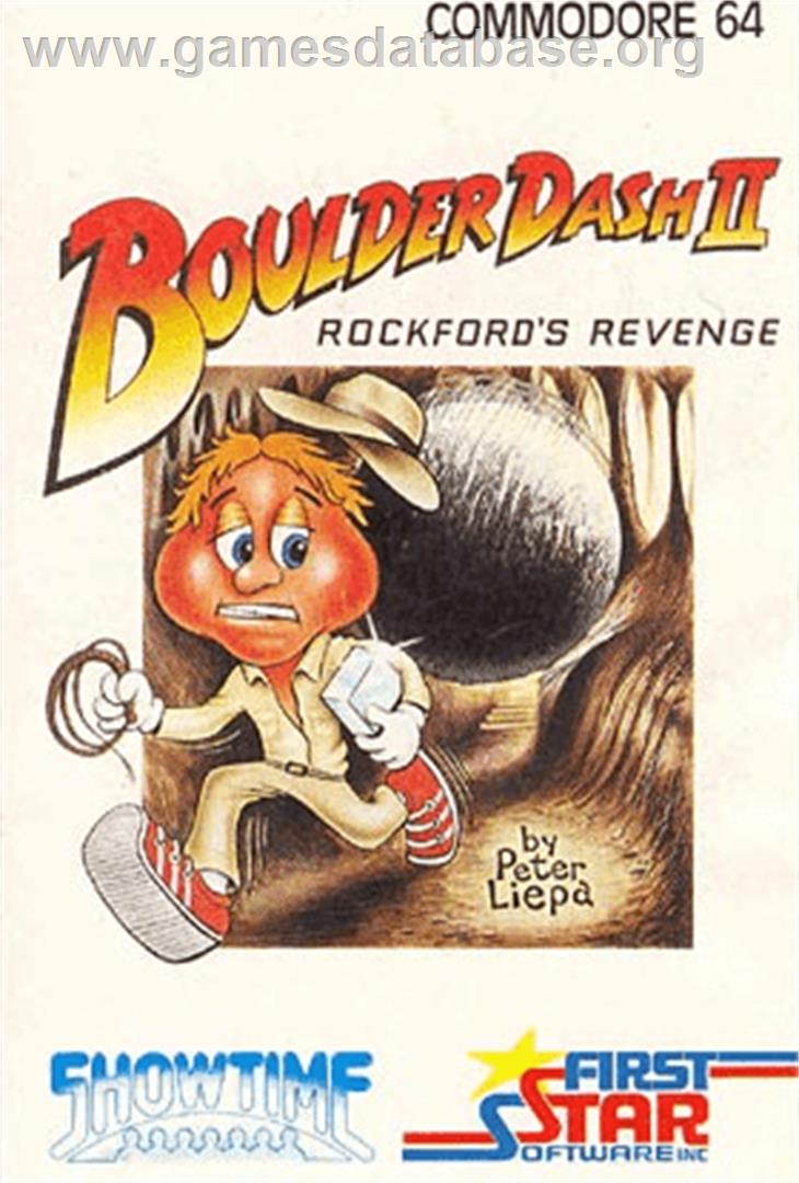 Boulder Dash 2 - Rockford's Revenge - Commodore 64 - Artwork - Box