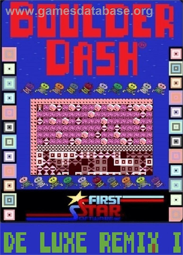 Boulder Dash De Luxe Remix 1 - Commodore 64 - Artwork - Box