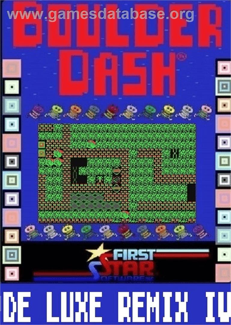 Boulder Dash De Luxe Remix 4 - Commodore 64 - Artwork - Box