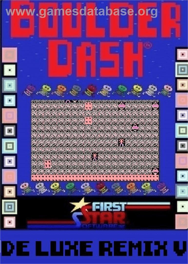 Boulder Dash De Luxe Remix 5 - Commodore 64 - Artwork - Box