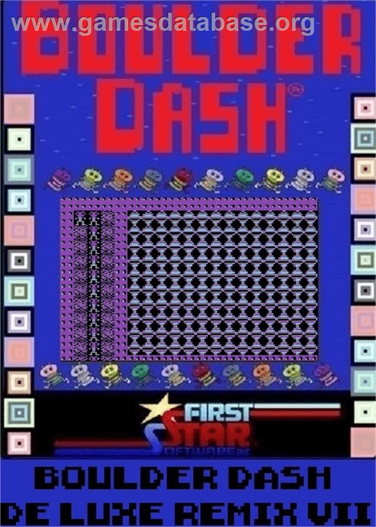 Boulder Dash De Luxe Remix 7 - Commodore 64 - Artwork - Box