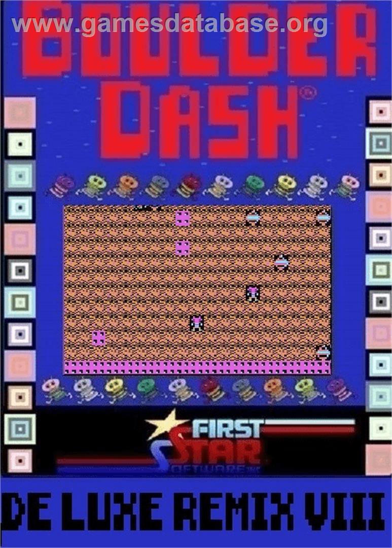 Boulder Dash De Luxe Remix 8 - Commodore 64 - Artwork - Box
