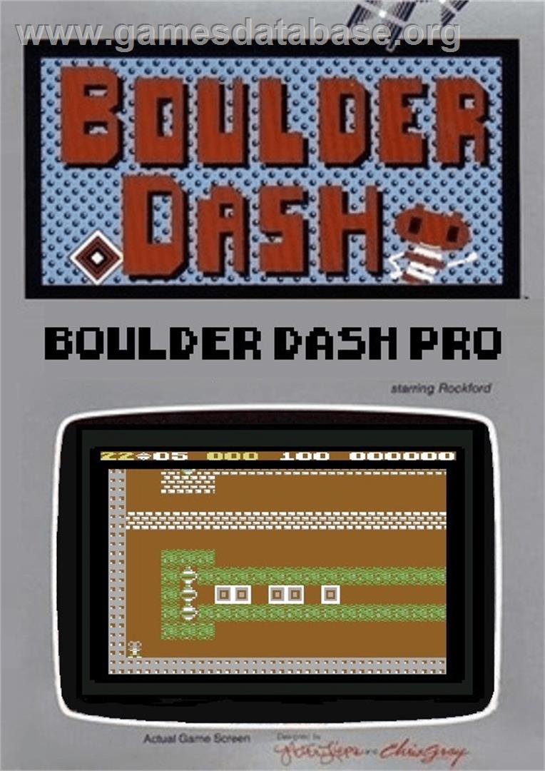 Boulder Dash Pro - Commodore 64 - Artwork - Box