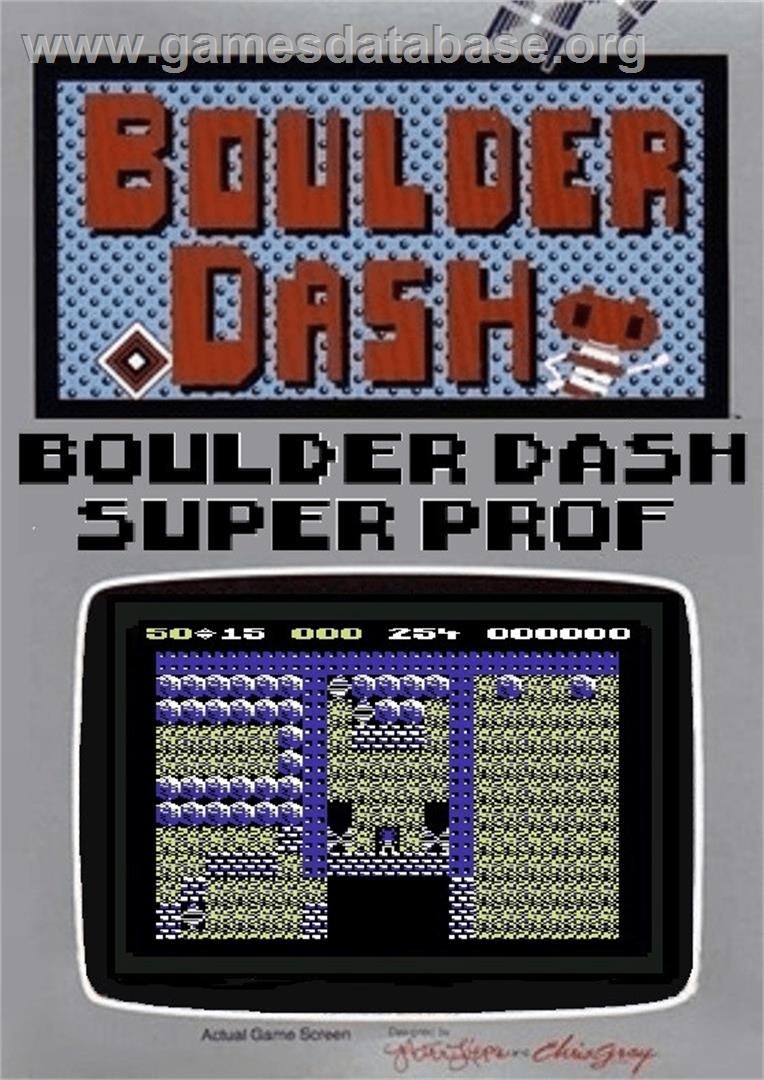 Boulder Dash Super Prof - Commodore 64 - Artwork - Box