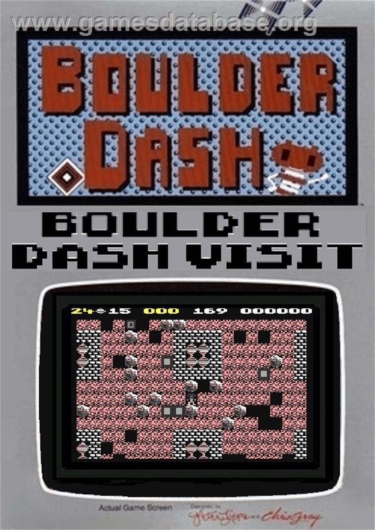 Boulder Dash Visit - Commodore 64 - Artwork - Box