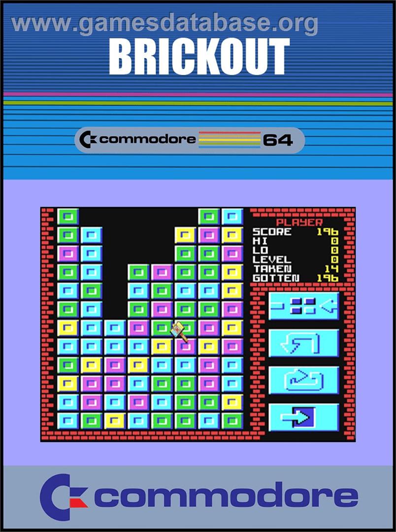 Brickout - Commodore 64 - Artwork - Box