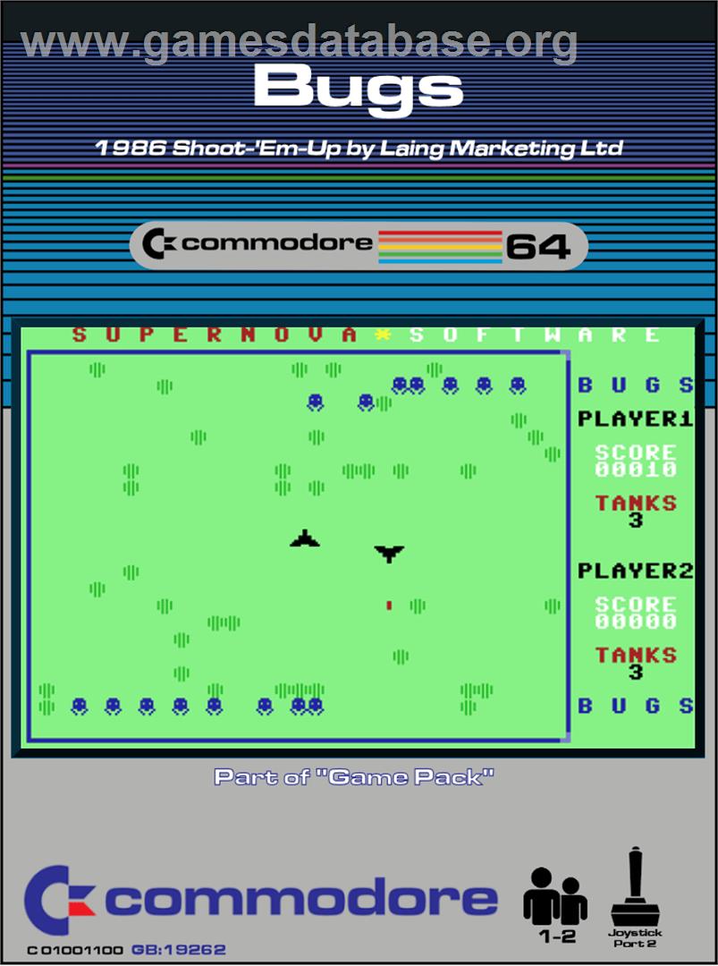 Bugs! - Commodore 64 - Artwork - Box