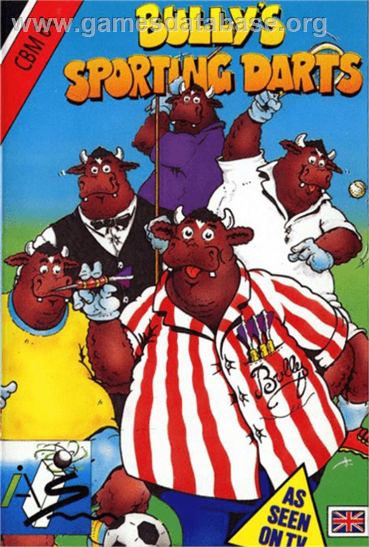 Bully's Sporting Darts - Commodore 64 - Artwork - Box