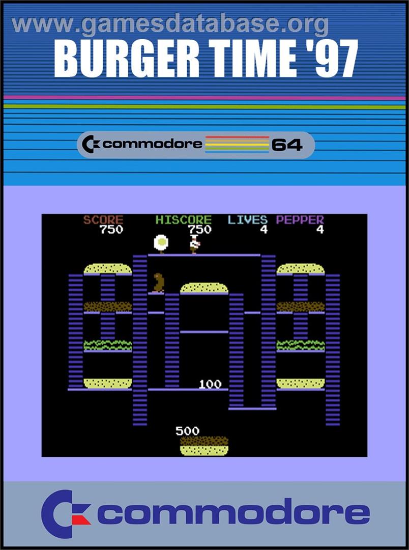 Burger Time '97 - Commodore 64 - Artwork - Box