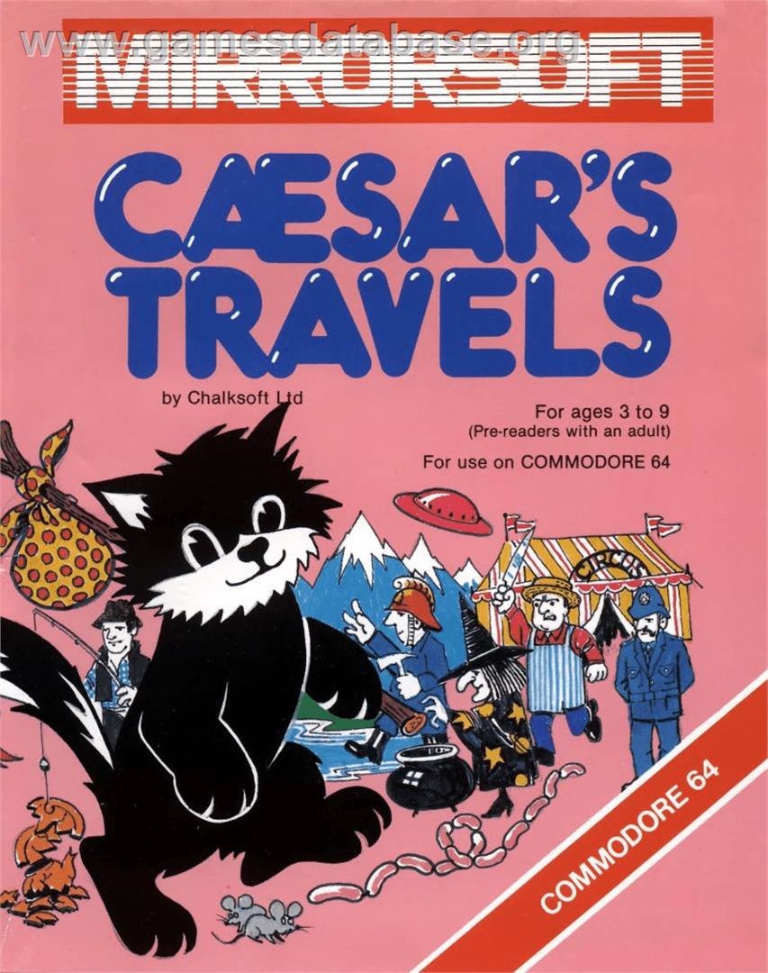 Caesar's Travels - Commodore 64 - Artwork - Box