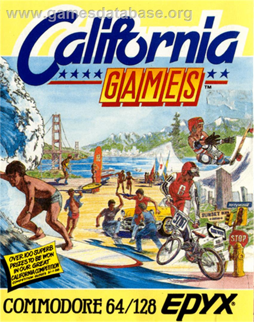 California Games - Commodore 64 - Artwork - Box