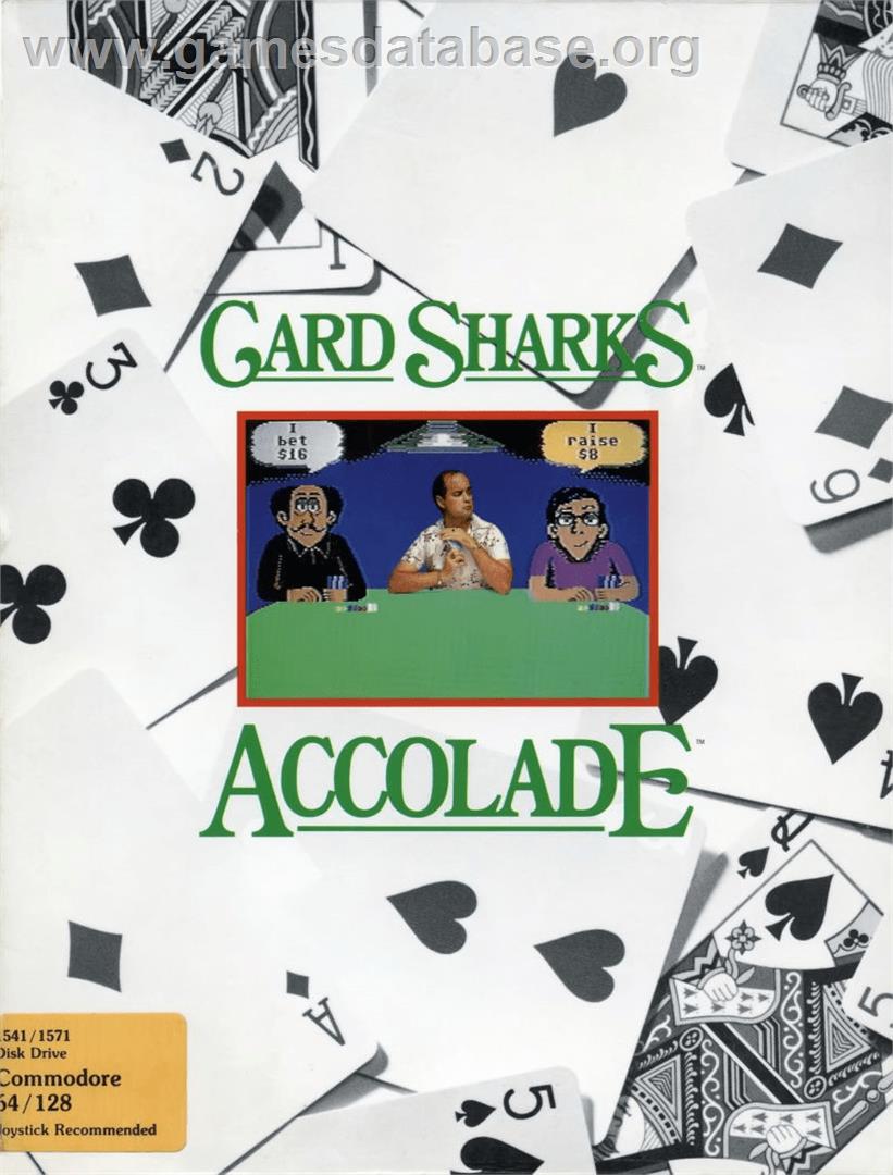 Card Sharks (ShareData) - Commodore 64 - Artwork - Box
