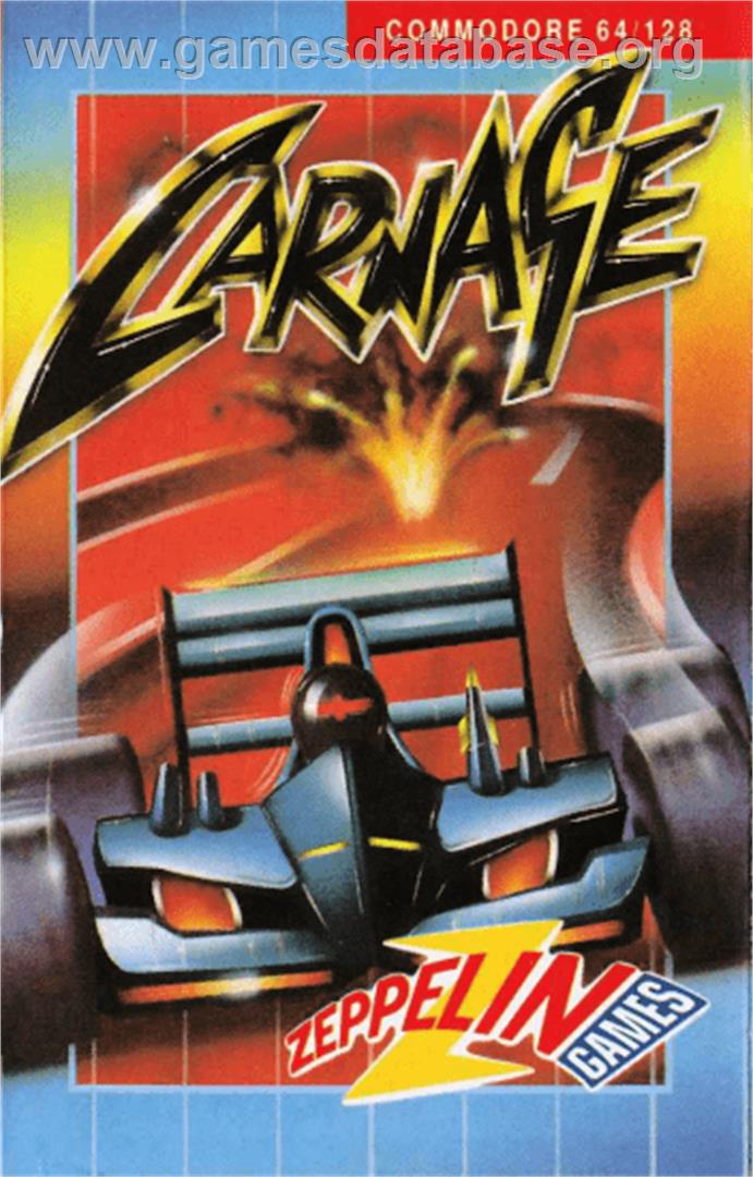 Carnage - Commodore 64 - Artwork - Box