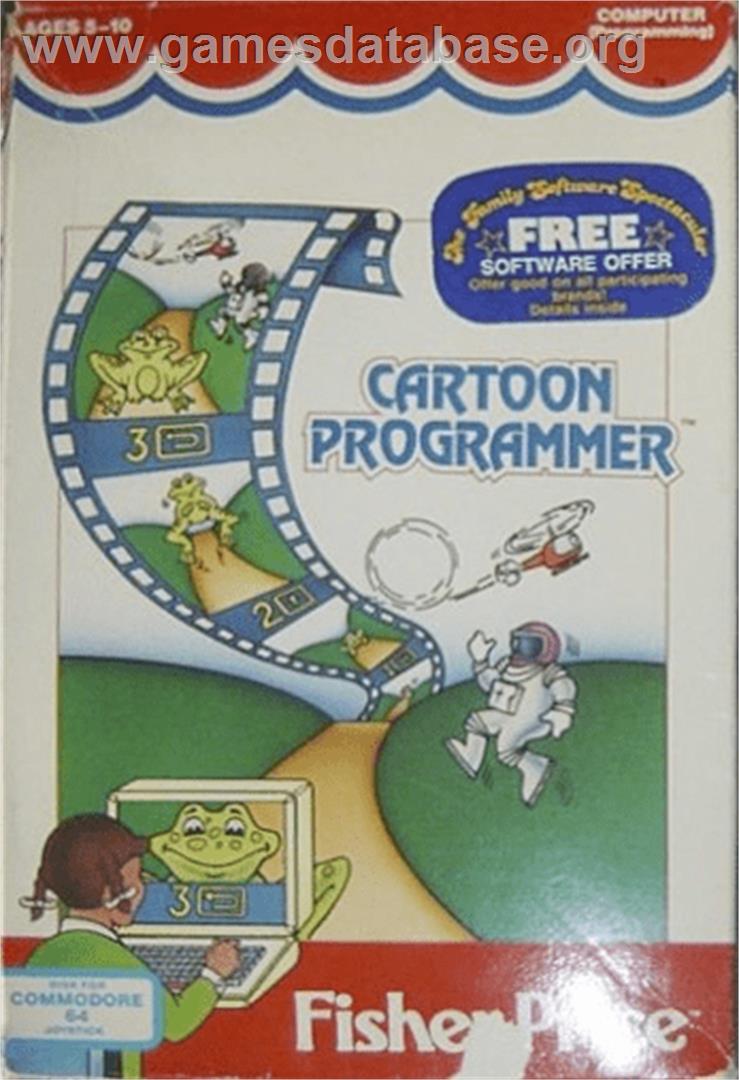 Cartoon Programmer - Commodore 64 - Artwork - Box